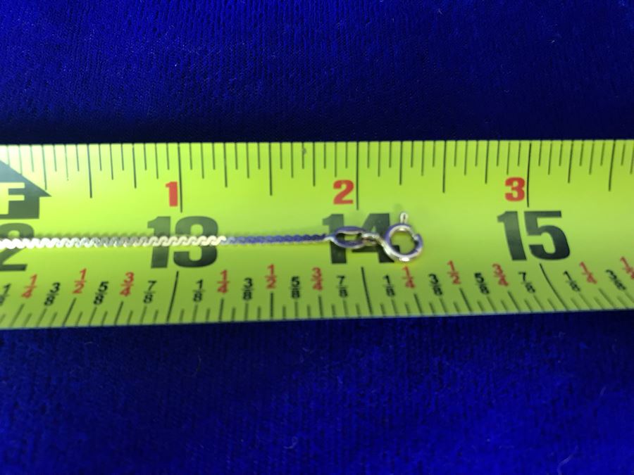 14K Gold Made In Italy Triple-Strand 14' Necklace 5.1g [Photo 8]