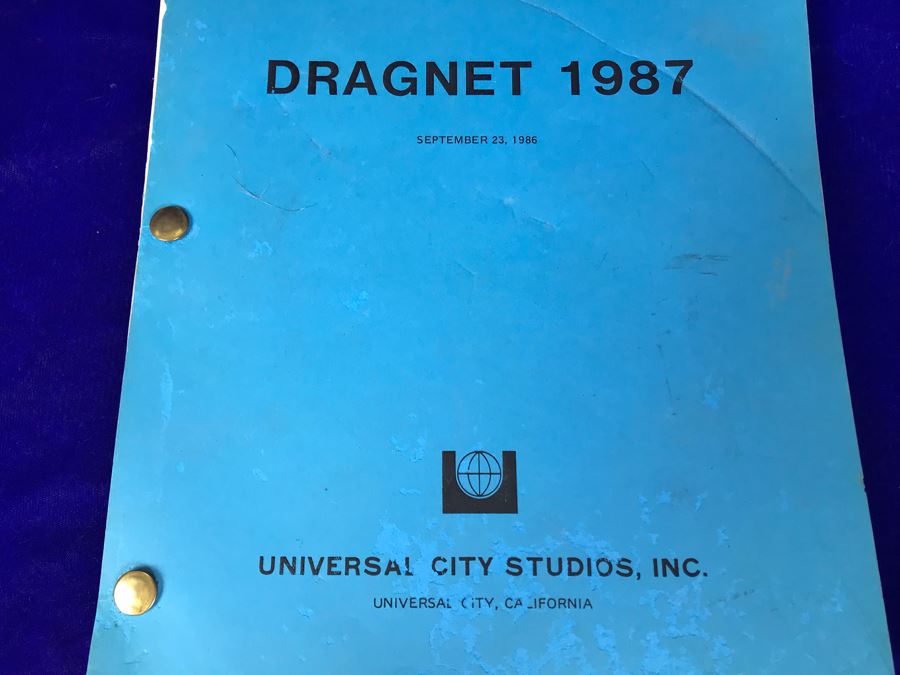Vintage 1987 Dragnet Movie Script Universal City Studios, CA September 23, 1986 Final Revised Shooting Script [Photo 2]