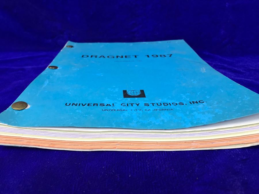 Vintage 1987 Dragnet Movie Script Universal City Studios, CA September 23, 1986 Final Revised Shooting Script [Photo 8]