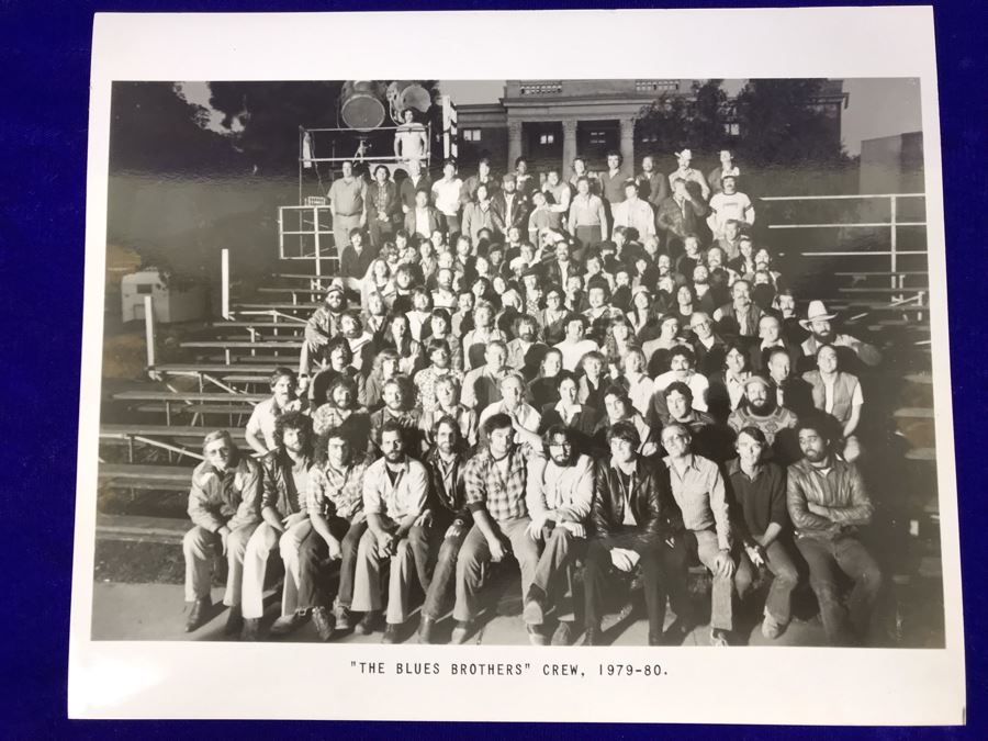 Vintage 1979-1980 The Blues Brothers Movie Memorabilia 8 X 10 Photo Of The Movie Crew [Photo 2]