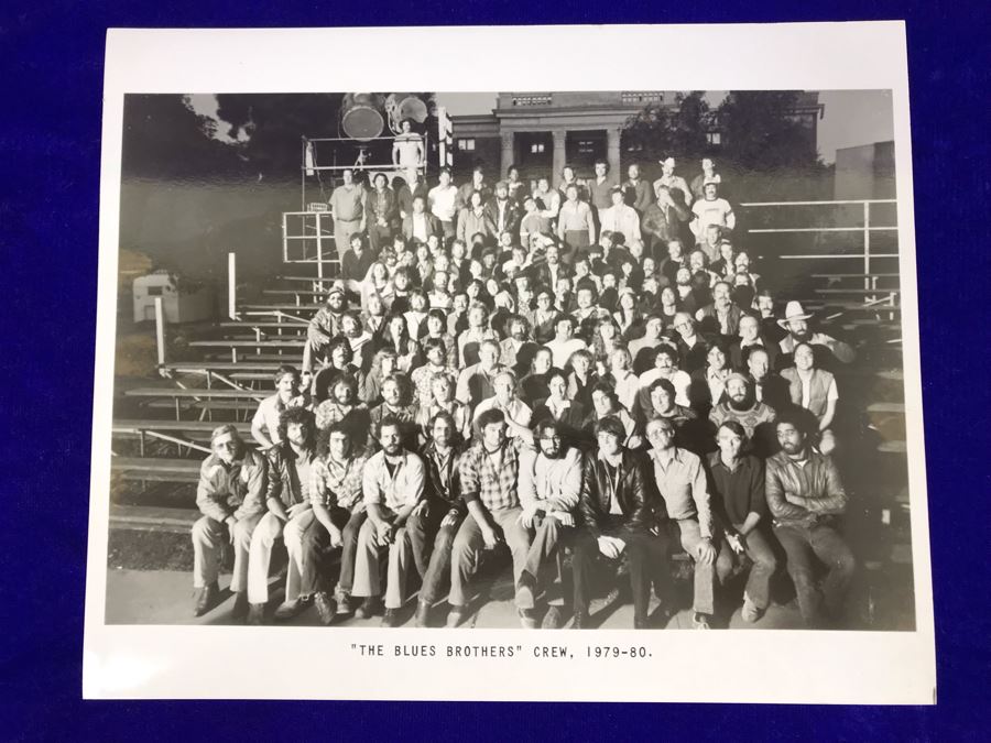 Vintage 1979-1980 The Blues Brothers Movie Memorabilia 8 X 10 Photo Of The Movie Crew [Photo 1]