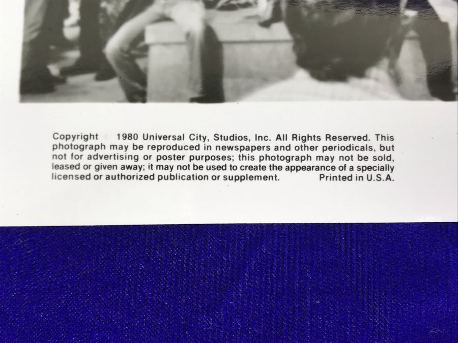 Vintage 1980 The Blues Brothers Movie Memorabilia 8 X 10 Photos John Landis Director Holding Up T-Shirt The Meanest Man In Hollywood L.A. Mag  [Photo 6]