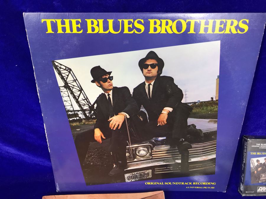 Vintage 1980 The Blues Brothers Movie Memorabilia Lot: Promo Vinyl ...