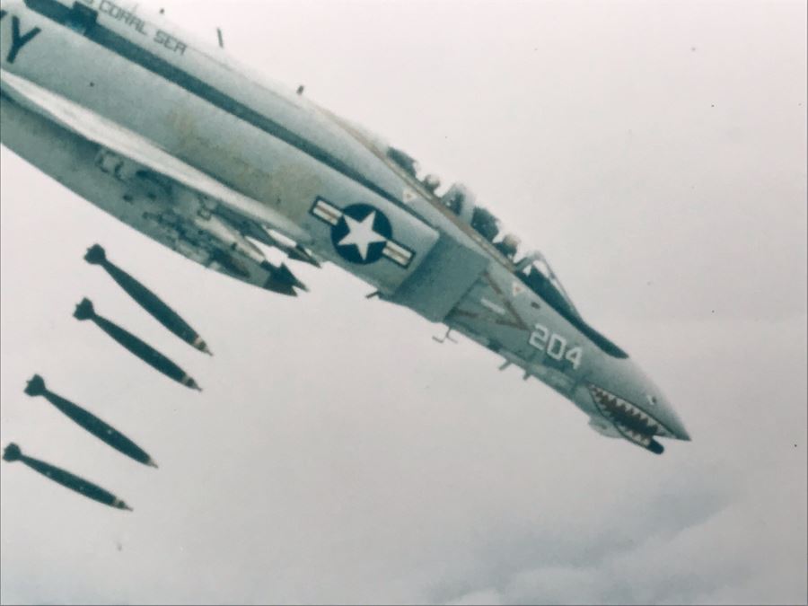 USS Coral Sea CVA-43 Capt W.H. Harris Yankee Station Mar-Apr 1972 US Navy Midway-Class Aircraft Carrier Ship Photos Book [Photo 7]