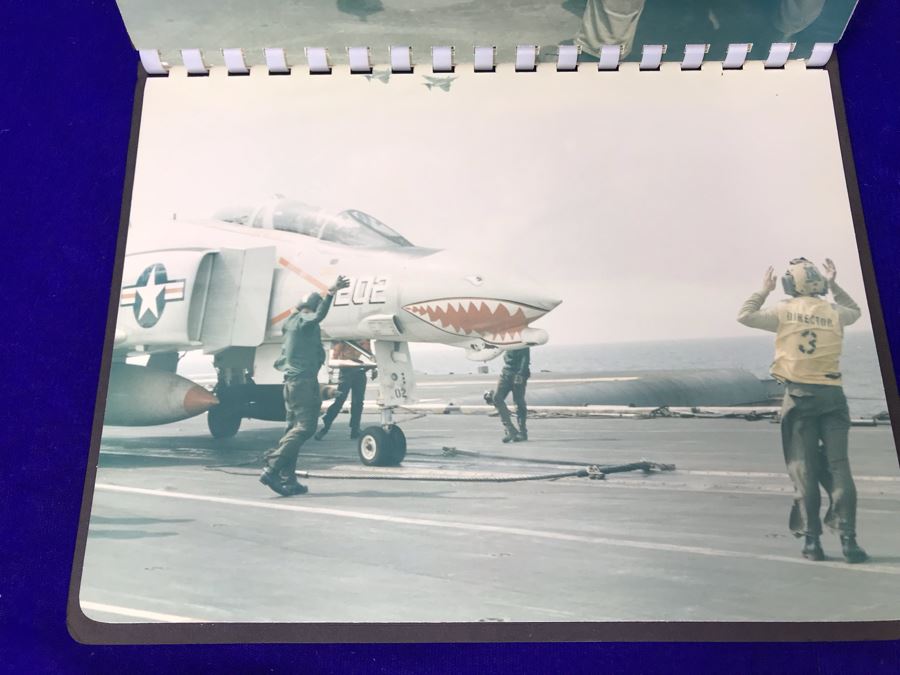 USS Coral Sea CVA-43 Capt W.H. Harris Yankee Station Mar-Apr 1972 US Navy Midway-Class Aircraft Carrier Ship Photos Book [Photo 13]