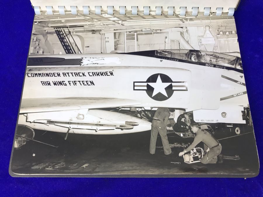 USS Coral Sea CVA-43 Capt W.H. Harris Yankee Station Dec 1971 US Navy Midway-Class Aircraft Carrier Ship Photos Book [Photo 7]