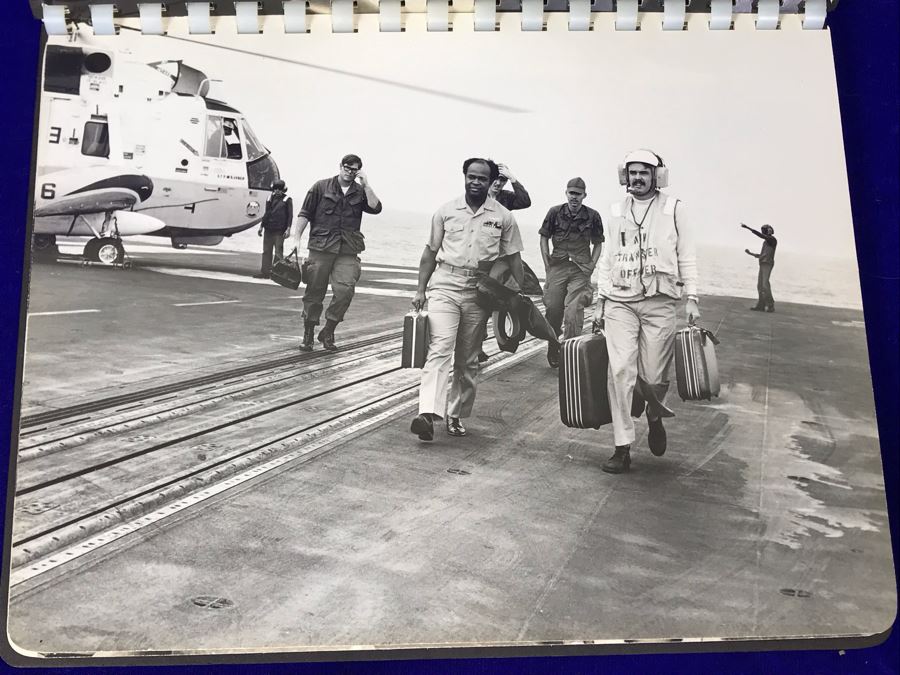 USS Coral Sea CVA-43 Capt W.H. Harris Yankee Station Dec 1971 US Navy Midway-Class Aircraft Carrier Ship Photos Book [Photo 4]