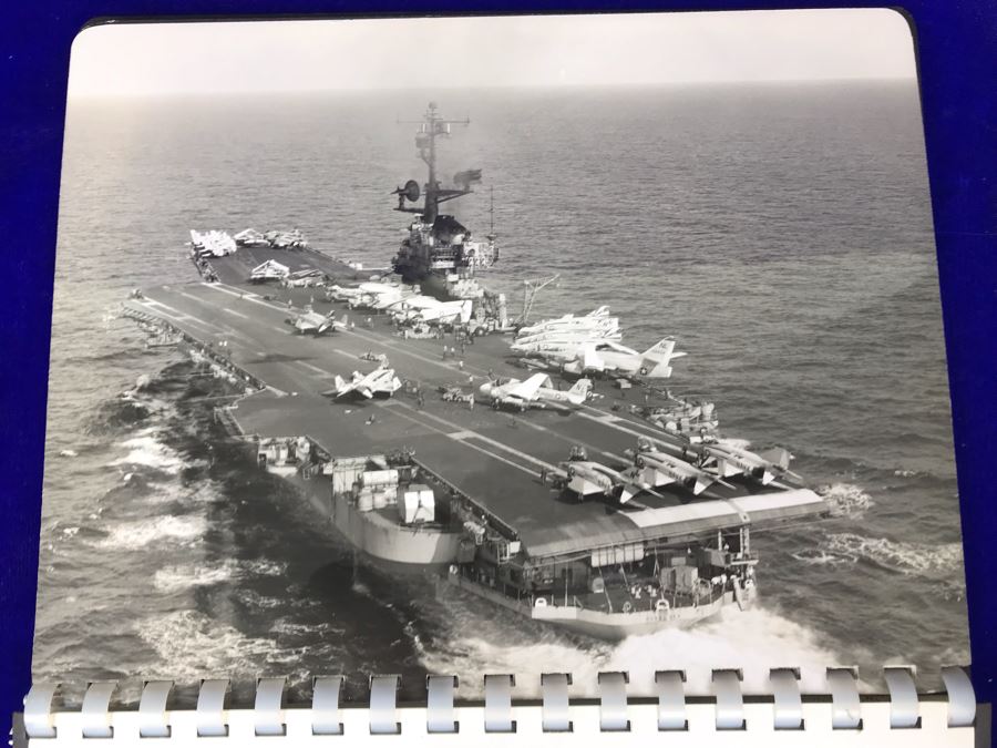 USS Coral Sea CVA-43 Capt W.H. Harris Yankee Station Jan 1972 US Navy Midway-Class Aircraft Carrier Ship Photos Book [Photo 20]