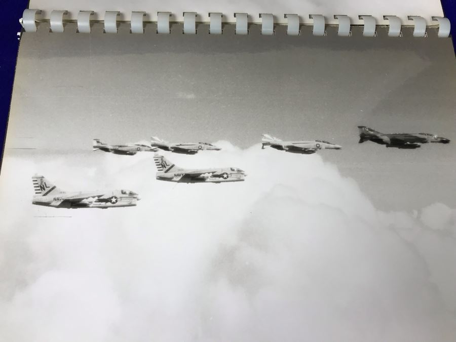 USS Coral Sea CVA-43 Capt W.H. Harris Yankee Station Jan 1972 US Navy Midway-Class Aircraft Carrier Ship Photos Book [Photo 6]