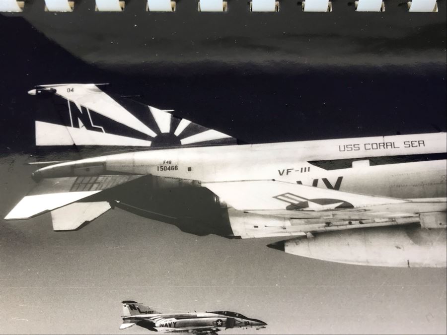 USS Coral Sea CVA-43 Capt W.H. Harris Yankee Station Jan 1972 US Navy Midway-Class Aircraft Carrier Ship Photos Book [Photo 12]