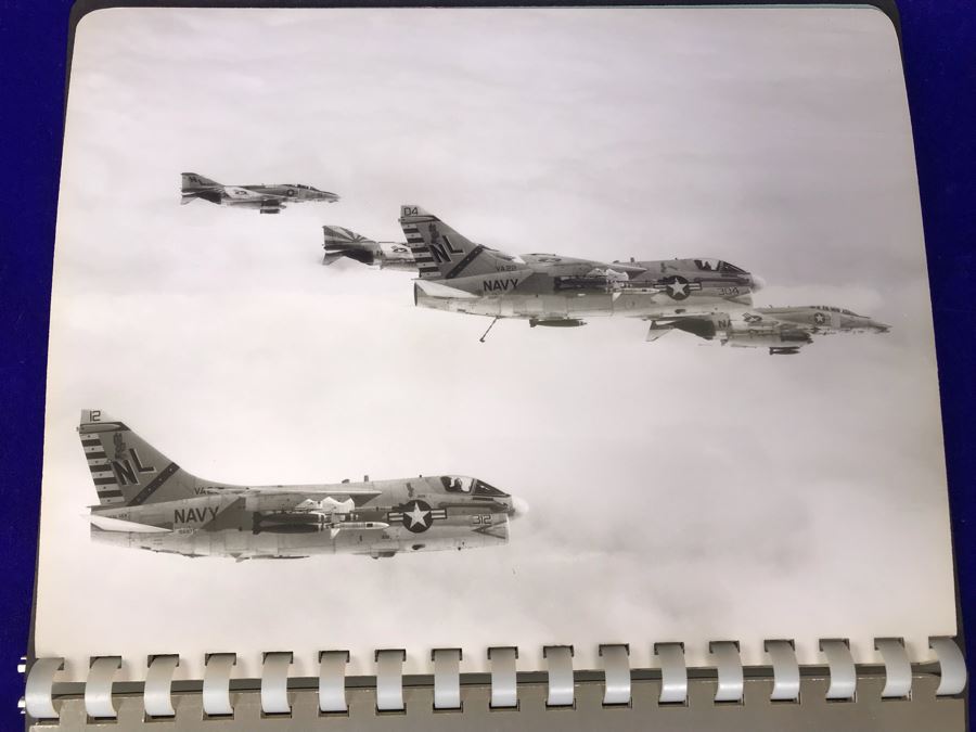 USS Coral Sea CVA-43 Capt W.H. Harris Yankee Station Jan 1972 US Navy Midway-Class Aircraft Carrier Ship Photos Book [Photo 5]