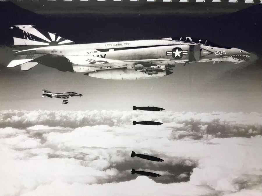 USS Coral Sea CVA-43 Capt W.H. Harris Yankee Station Jan 1972 US Navy Midway-Class Aircraft Carrier Ship Photos Book [Photo 10]