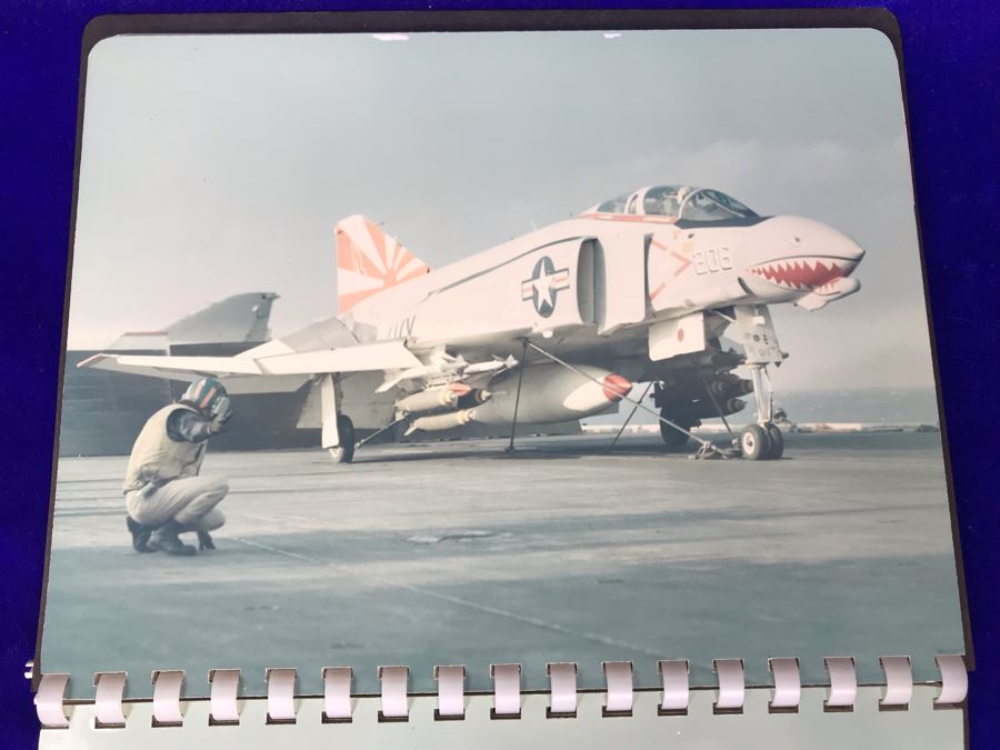 USS Coral Sea CVA-43 Capt W.H. Harris Yankee Station Jan 1972 US Navy Midway-Class Aircraft Carrier Ship Photos Book [Photo 4]