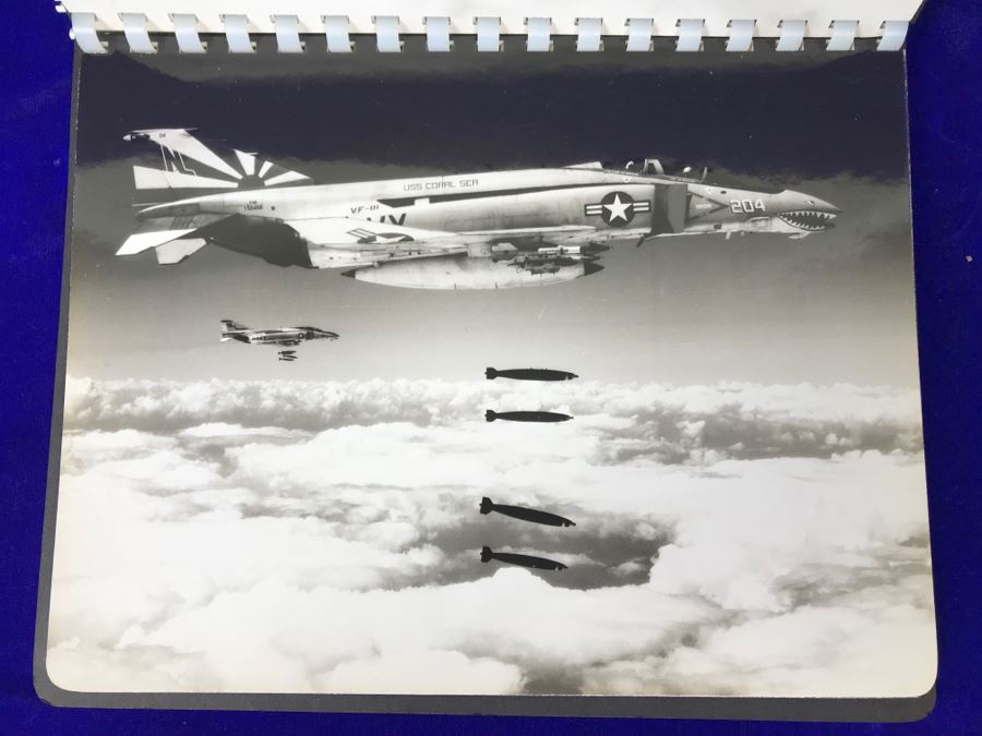 USS Coral Sea CVA-43 Capt W.H. Harris Yankee Station Jan 1972 US Navy Midway-Class Aircraft Carrier Ship Photos Book [Photo 9]