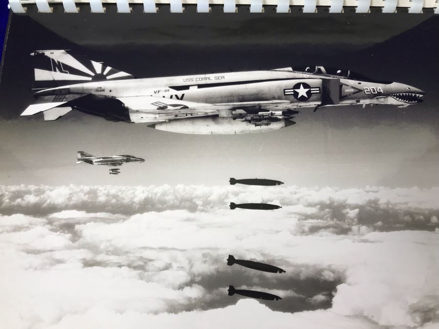 USS Coral Sea CVA-43 Capt W.H. Harris Yankee Station Jan 1972 US Navy Midway-Class Aircraft Carrier Ship Photos Book [Photo 11]