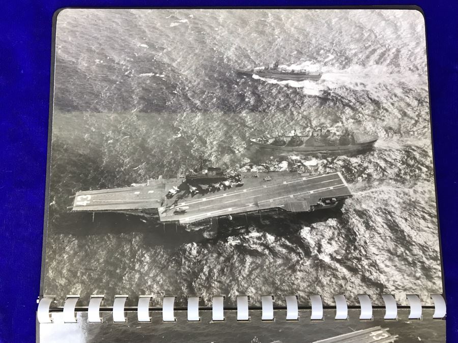 USS Coral Sea CVA-43 Capt W.H. Harris Yankee Station Sep 1971 US Navy Midway-Class Aircraft Carrier Ship Photos Book [Photo 8]