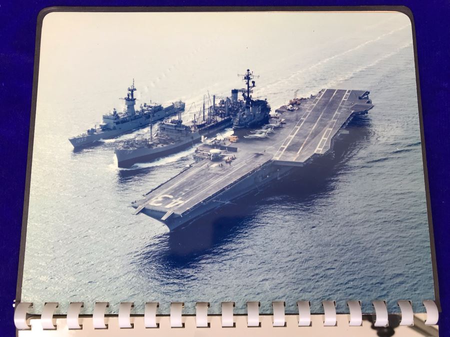 USS Coral Sea CVA-43 Capt W.H. Harris Yankee Station Sep 1971 US Navy Midway-Class Aircraft Carrier Ship Photos Book [Photo 4]