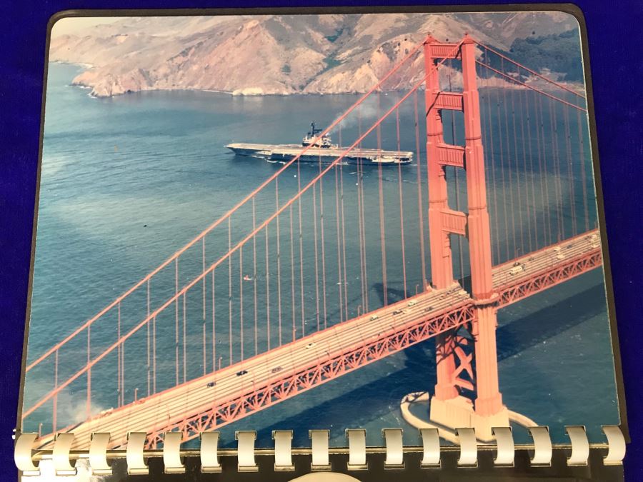 USS Coral Sea CVA-43 Capt W.H. Harris Yankee Station Sep 1971 US Navy Midway-Class Aircraft Carrier Ship Photos Book [Photo 5]