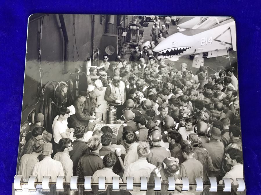 USS Coral Sea CVA-43 Capt W.H. Harris Yankee Station Sep 1971 US Navy Midway-Class Aircraft Carrier Ship Photos Book [Photo 12]