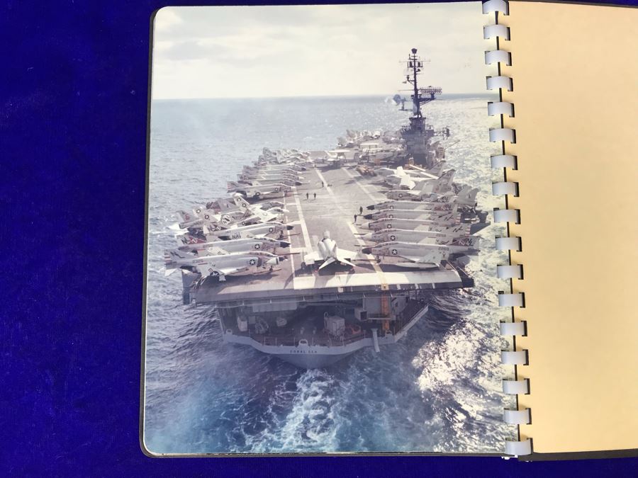 USS Coral Sea CVA-43 Capt W.H. Harris Yankee Station Sep 1971 US Navy Midway-Class Aircraft Carrier Ship Photos Book [Photo 13]