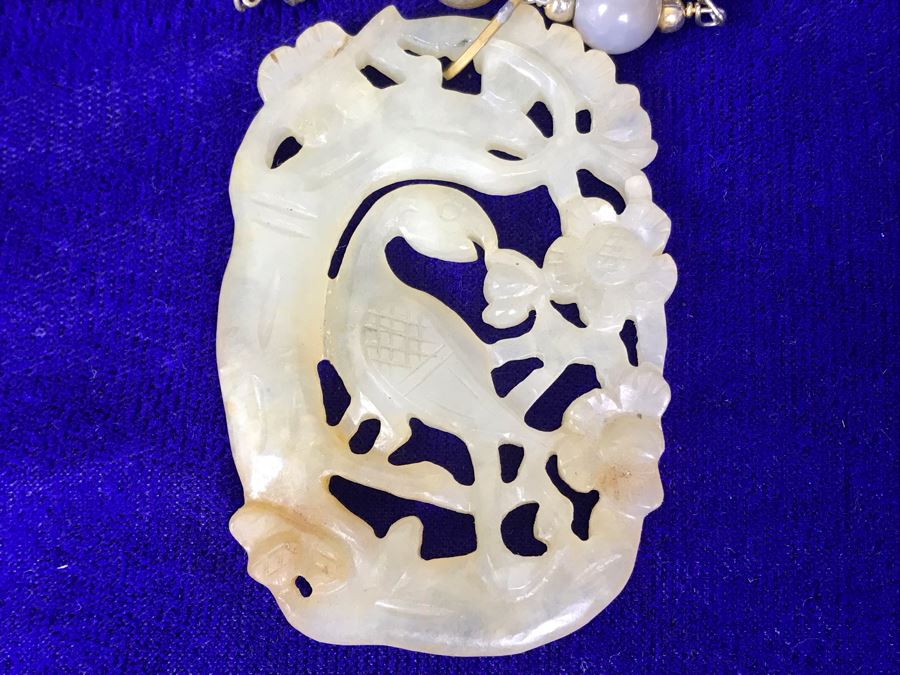 Carved Stone Necklace