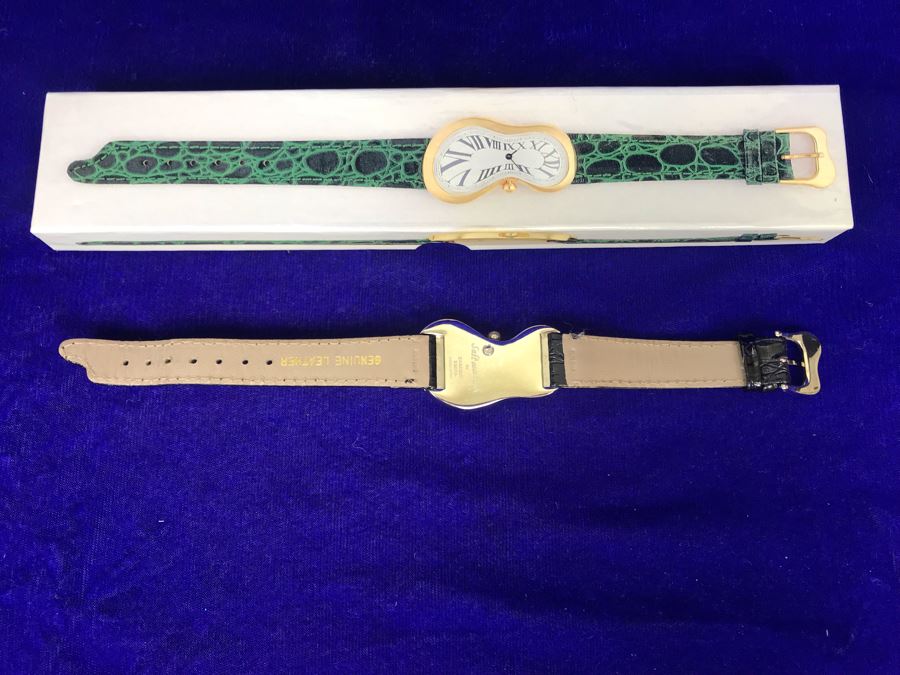JUST ADDED - New Softwatch By Exaequo Salvador Dali Inspired Melting Time Watch In Box [Photo 6]