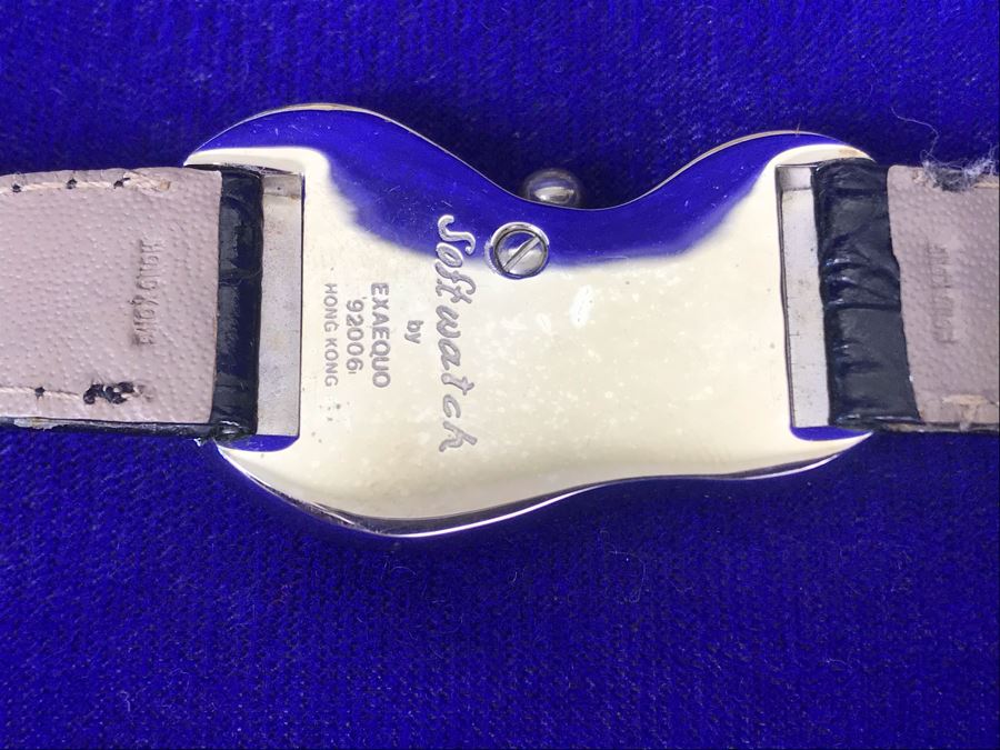 JUST ADDED - New Softwatch By Exaequo Salvador Dali Inspired Melting Time Watch In Box [Photo 7]