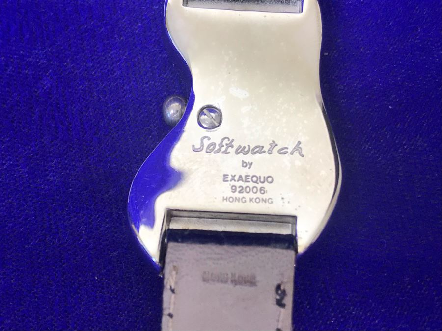 JUST ADDED - New Softwatch By Exaequo Salvador Dali Inspired Melting Time Watch In Box [Photo 8]