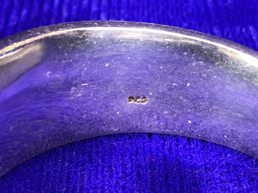 JUST ADDED - Pair Of Sterling Silver Cuff Bracelets - Lois Hill In Front 63g TW [Photo 6]