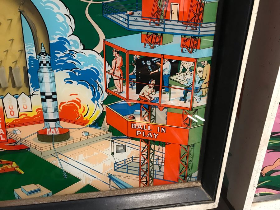 Rare 1967 Williams Apollo Pinball Machine Working - Man On Moon Race To ...