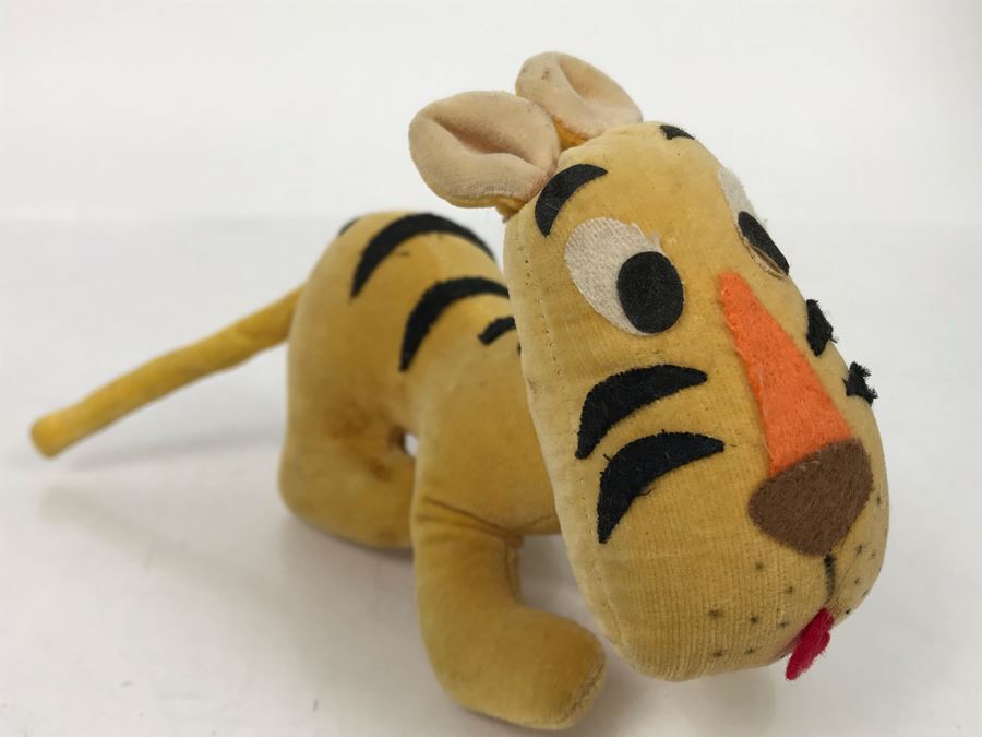 Vintage 1964 Walt Disney Productions Plush Tiger Toy
