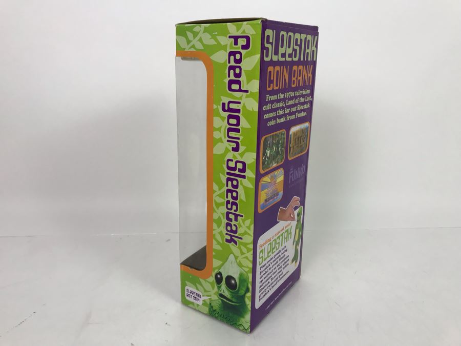 Signed New In Box Funko Sleestak Coin Bank From Land Of The Lost Signed By Sid and Marty Krofft [Photo 9]