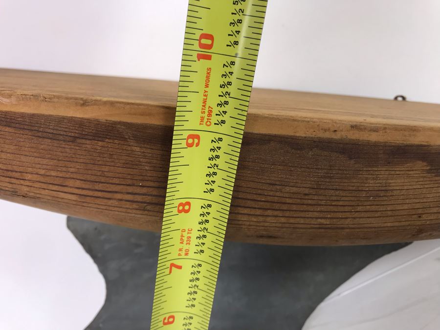 Vintage Wooden Ship 23'L X 9'H And 1939 Naval Customs Traditions And Usage Book From US Naval Insitute Annapolis, MD [Photo 12]