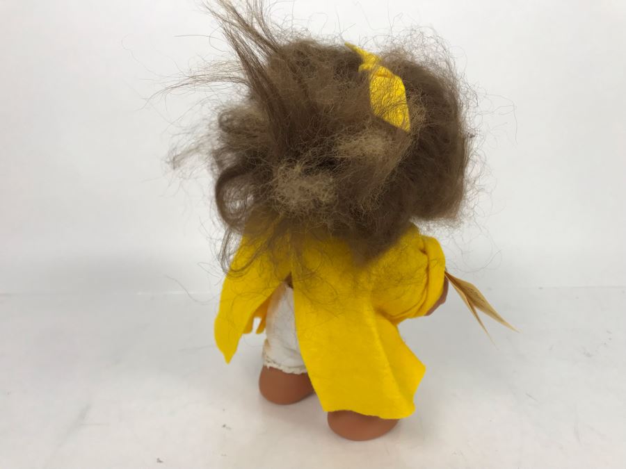 Vintage DAM Troll Doll By Thomas Dam From Denmark Troll Company Classic Girl No. 6045 With Tags 9'H [Photo 8]