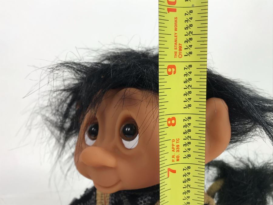 (3) Vintage DAM Troll Dolls By Thomas Dam From Denmark Troll Company (1) 9'H (2) 7'H [Photo 24]