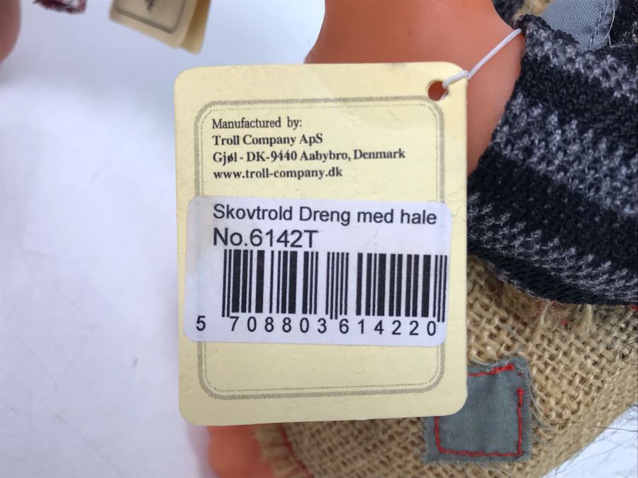 (3) Vintage DAM Troll Dolls By Thomas Dam From Denmark Troll Company (1) 9'H (2) 7'H [Photo 14]