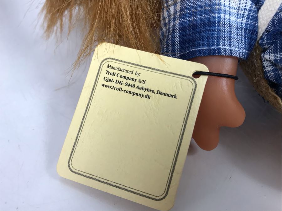 (3) Vintage DAM Troll Dolls By Thomas Dam From Denmark Troll Company (1) 9'H (2) 7'H [Photo 6]