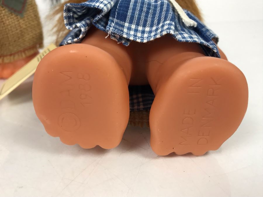 (3) Vintage DAM Troll Dolls By Thomas Dam From Denmark Troll Company (1) 9'H (2) 7'H [Photo 7]