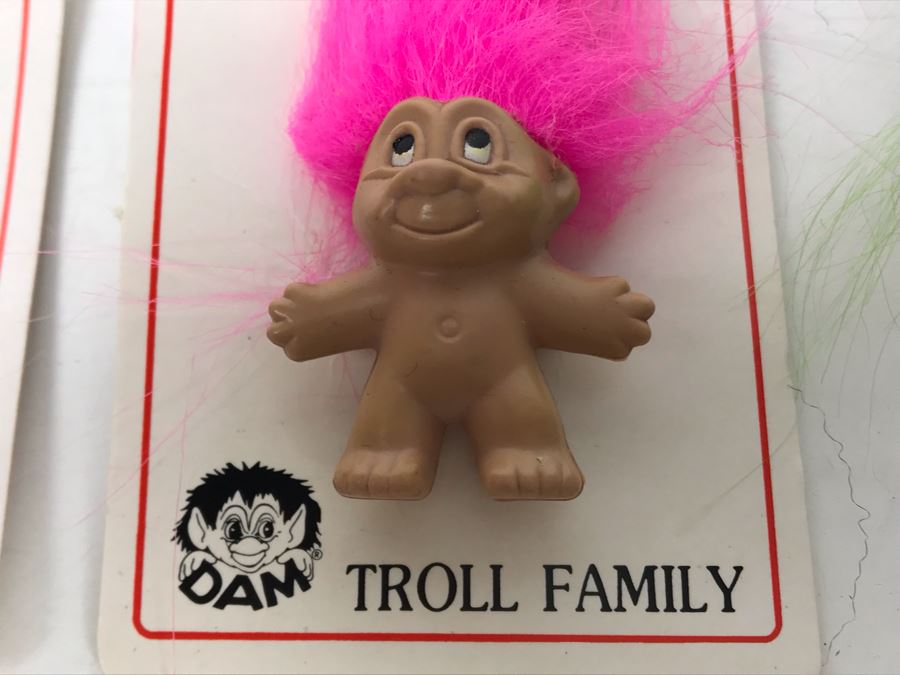 (5) Vintage DAM Troll Pintroll Pins By Thomas Dam From Denmark Troll Company [Photo 4]