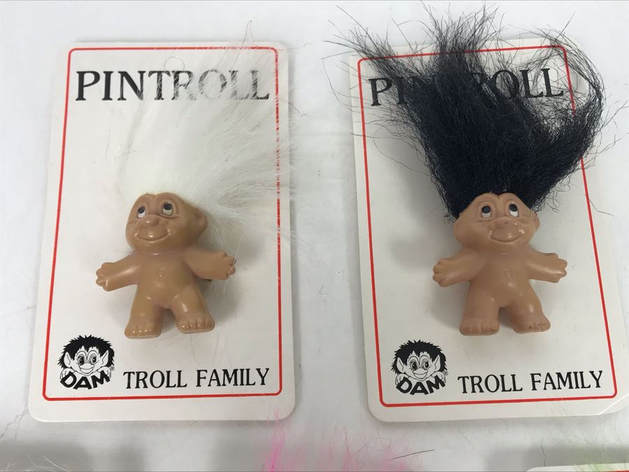 (5) Vintage DAM Troll Pintroll Pins By Thomas Dam From Denmark Troll Company [Photo 7]