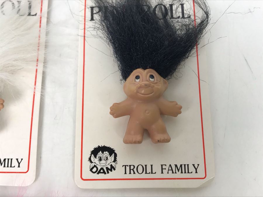 (5) Vintage DAM Troll Pintroll Pins By Thomas Dam From Denmark Troll Company [Photo 8]