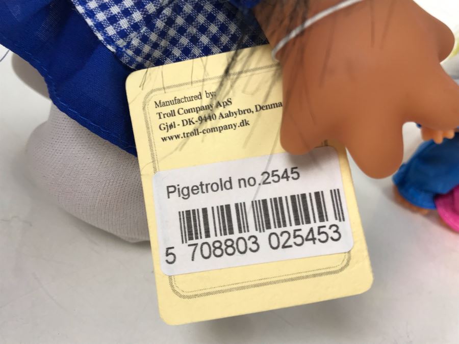 (3) Vintage DAM Troll Dolls By Thomas Dam From Denmark Troll Company Pigetrold No. 2545 [Photo 6]