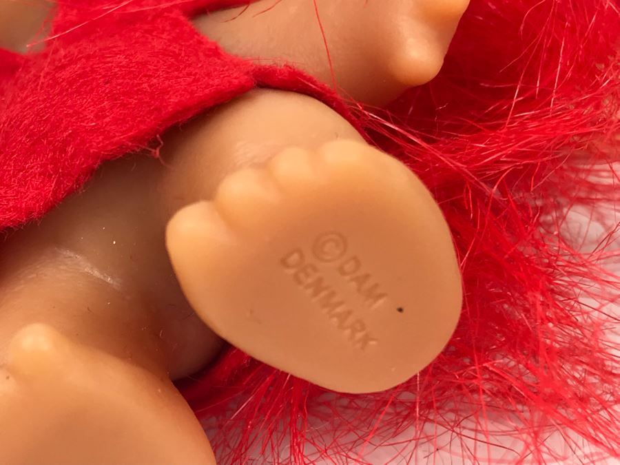 (6) Vintage DAM Troll Dolls By Thomas Dam From Denmark Troll Company (2) 6'H (4) 3'H [Photo 6]