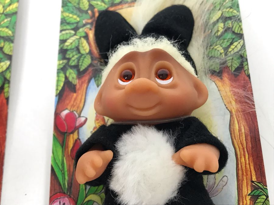 (5) Vintage DAM Troll Dolls On Cards By Thomas Dam From Denmark Troll Company [Photo 9]