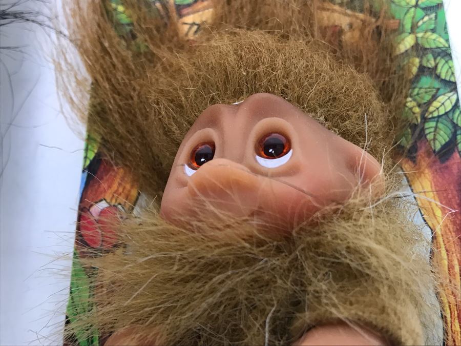 (5) Vintage DAM Troll Dolls On Cards By Thomas Dam From Denmark Troll Company [Photo 3]