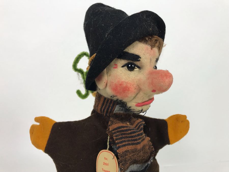 New With Tags Vintage Germany Kersa Nr. 261 Tramp Hand Puppet [Photo 2]