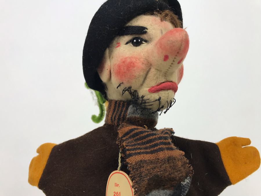 New With Tags Vintage Germany Kersa Nr. 261 Tramp Hand Puppet [Photo 5]