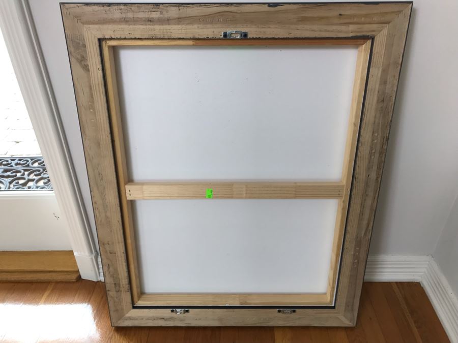 Pair Of Borderlines V Canvas Prints With Wooden Silvered Frame 24 X 30 [Photo 8]