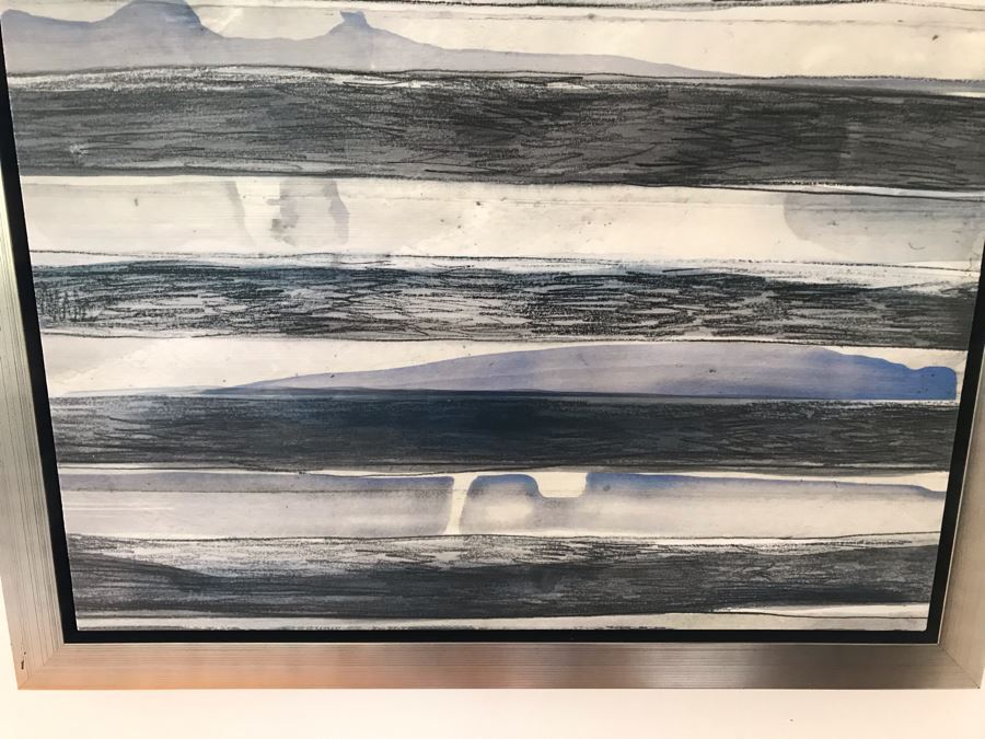 Pair Of Borderlines V Canvas Prints With Wooden Silvered Frame 24 X 30 [Photo 7]