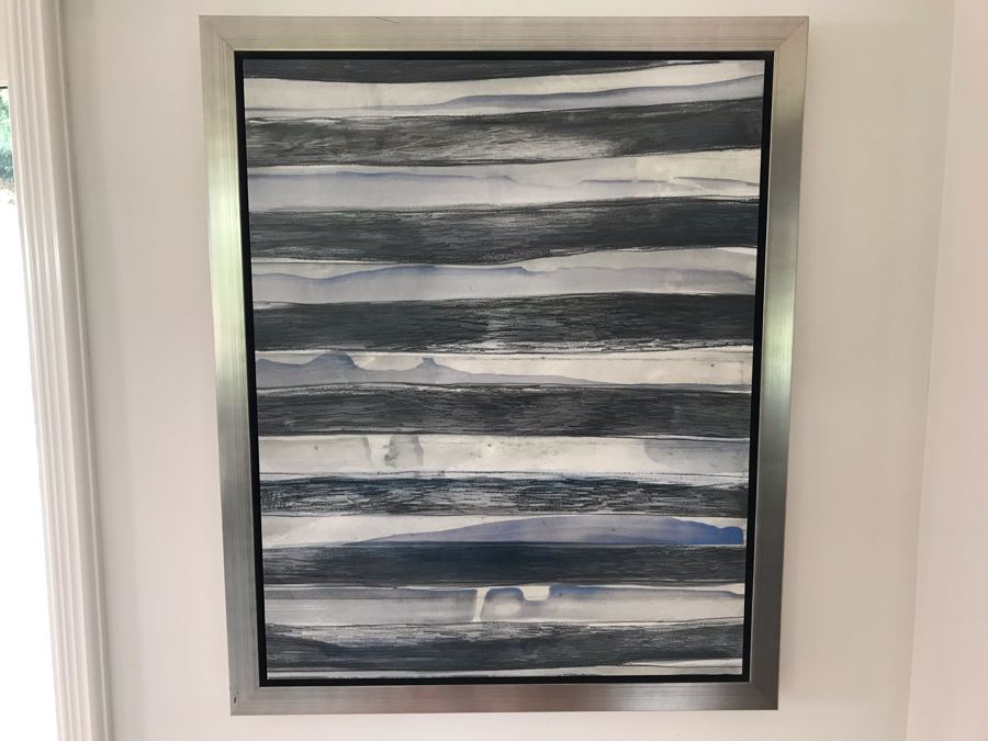 Pair Of Borderlines V Canvas Prints With Wooden Silvered Frame 24 X 30 [Photo 5]